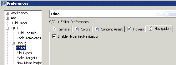 Hyperlink Navigation