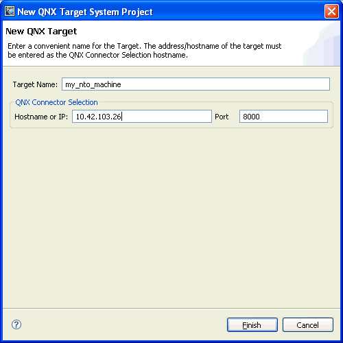 Target configuration