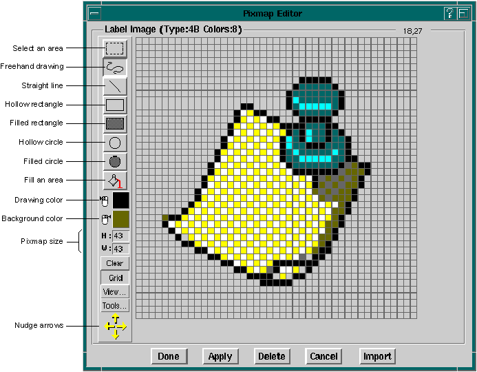 Pixmap editor