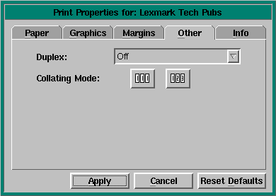 Photon Printer Other Properties